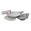 Star Trek TOS Enterprise and Romulan Salt and Pepper Shakers